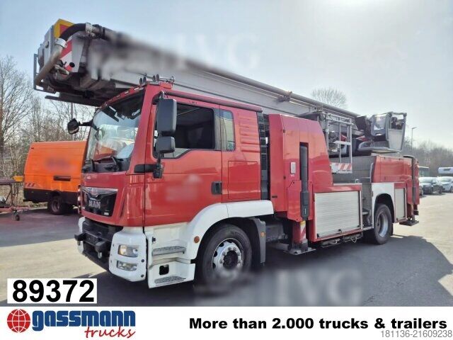 Fire truck MAN TGM 18.340 4x2 BL, Navi, Ziegler Aufbau, Bronto