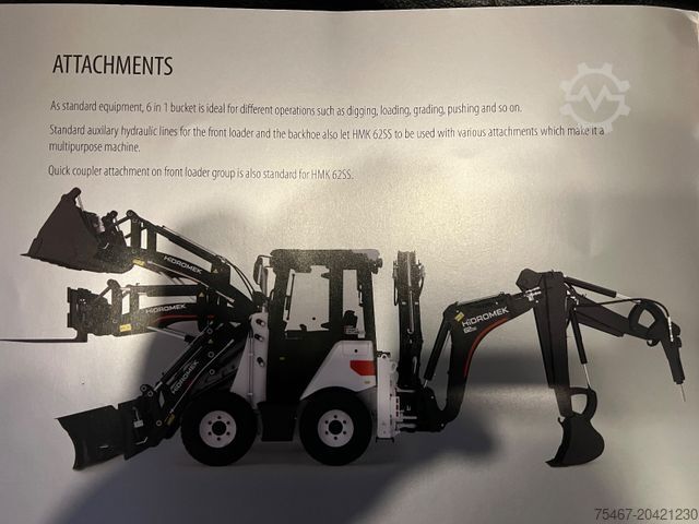 Minigraafmachine Hidromek HIDROMEK  HMK 62ss