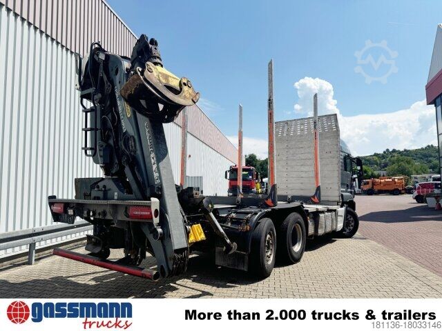 Holztransporter LKW MAN TGS 26.500 6X4H-4 BL, PriTarder, HydroDrive,