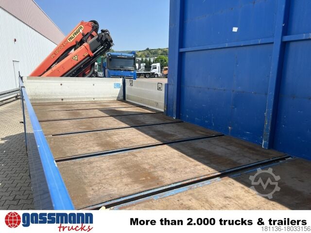 Vrachtauto met open laadbak Mercedes-Benz Antos 1836 L 4x2, Glastransporter, Heckkran