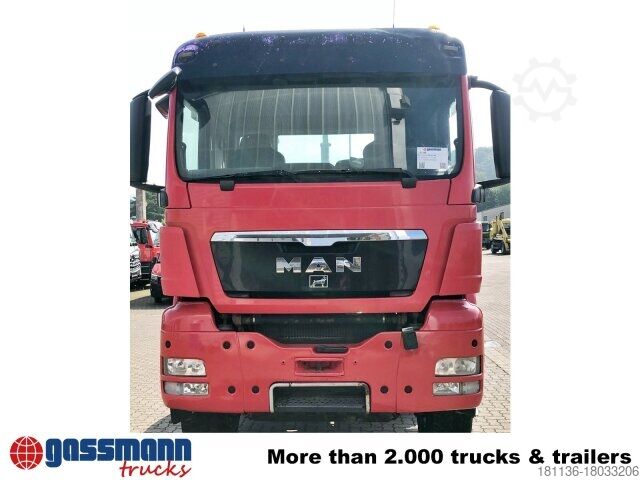 Speciale doeleinden vrachtwagen MAN TGS 41.480 8X8 BB, Bender Stahlmulde ca. 18m³,