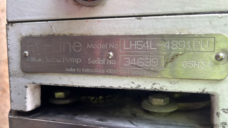Rotationslobepumpe PPM Rotary Lobe Pump LH84L - 4981 PU