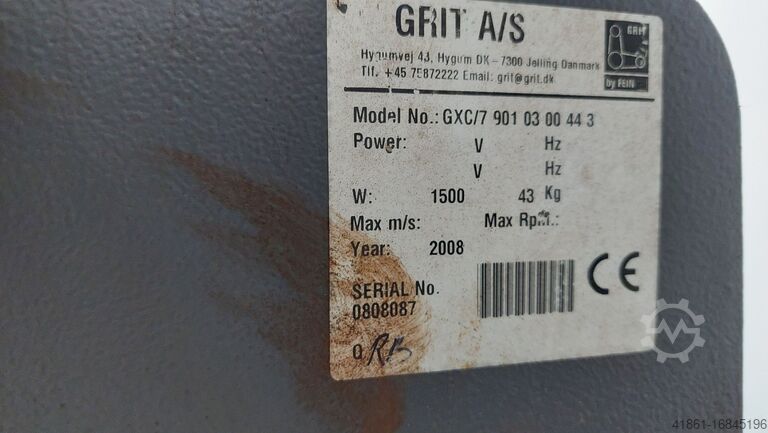 Metalen bandslijpmachine GRIT GX 75 Z + GXC 7