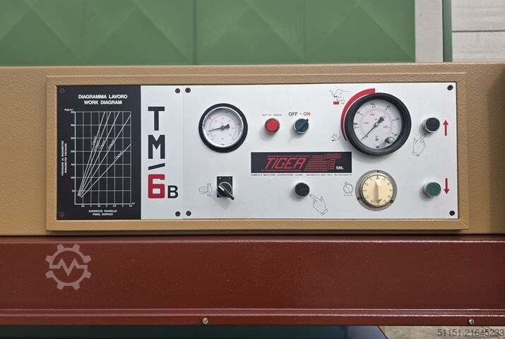 Horkolisovací lis "TIGER" model TM6B TIGER TM6B