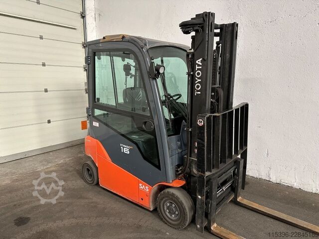 Elektrikli 4 tekerlekli forklift Toyota 8FBM16T - FREIHUB-MAST !!!