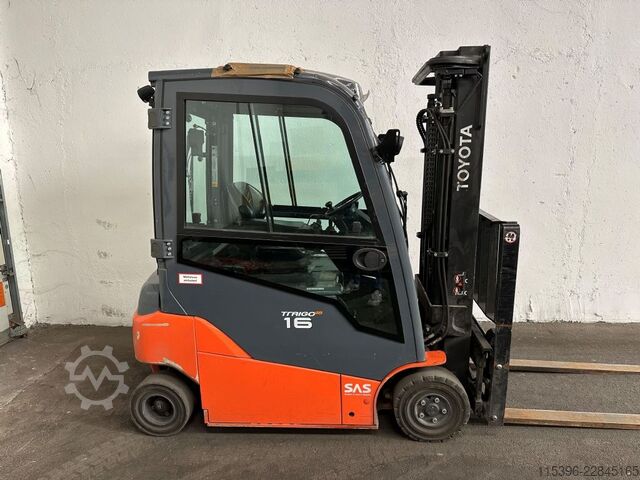 Elektrikli 4 tekerlekli forklift Toyota 8FBM16T - FREIHUB-MAST !!!