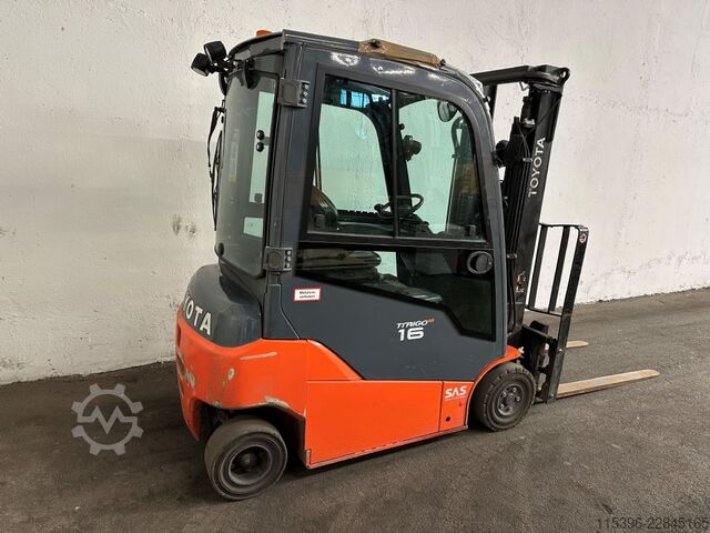 Elektrikli 4 tekerlekli forklift Toyota 8FBM16T - FREIHUB-MAST !!!