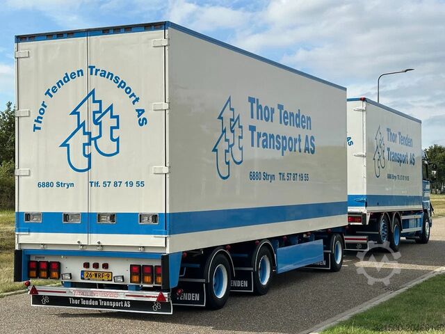 Koffer Scania 143M V8 450 6x2 Tenden Combi APK!