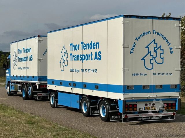 Koffer Scania 143M V8 450 6x2 Tenden Combi APK!