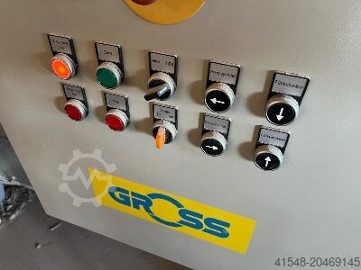 Brikettpress med påbyggnadsfilter Gross GP 80