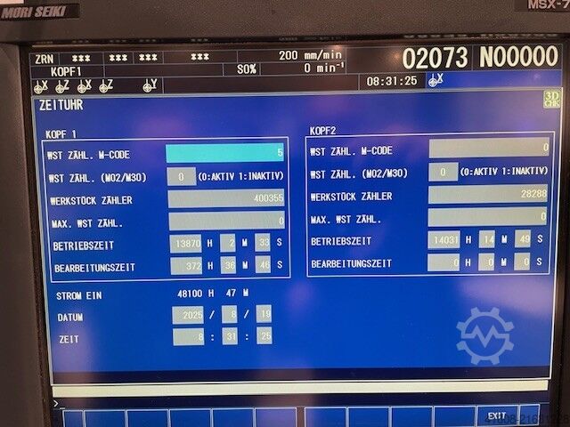CNC Turning- and Milling Center Mori Seiki NT 4300DCG/1500SZ