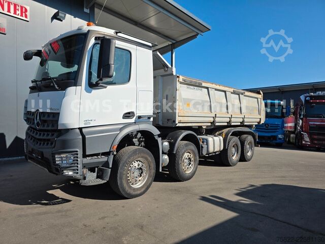 Kiepwagen MERCEDES-BENZ Arocs 4145 / 8X4 / AHK / Meiller BORDMATIK