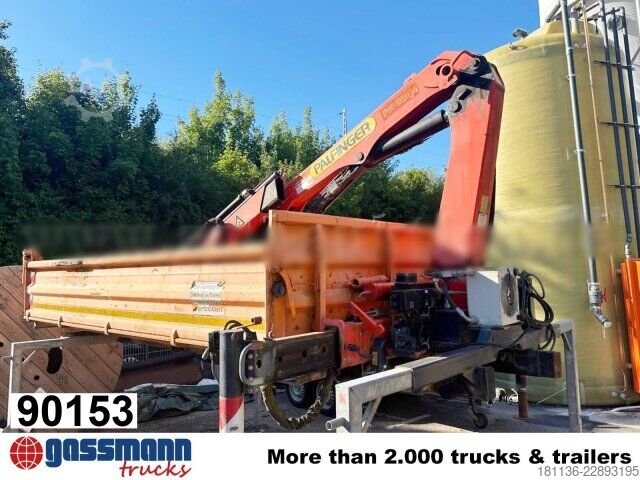 Wywrotka Meiller 3-S-Kippaufbau mit Kran Palfinger PK9001,