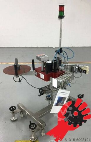 Etikettiermaschine Wilux DLS 2100 / WLS-1206-LH-PA-90°