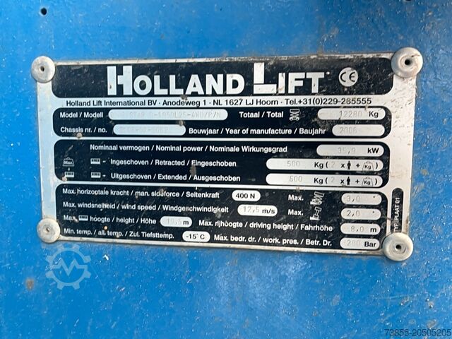 Stół podnośnikowy nożycowy Holland-Lift B195-DL25 (21m)