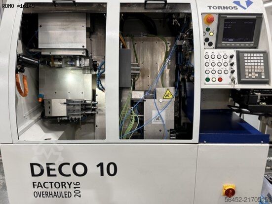 CNC İsviçre tipi torna tezgahı TORNOS DECO 10