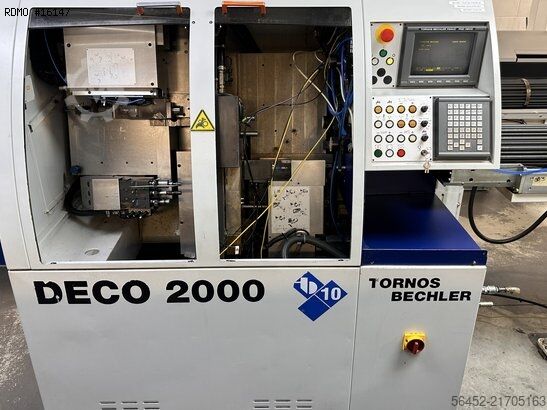 CNC İsviçre tipi torna tezgahı TORNOS DECO 10