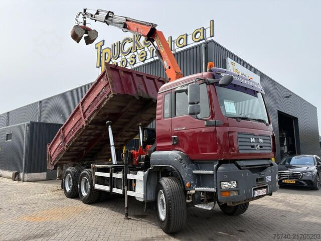 Kraanwagen MAN TGA 33.390 + 6x4 + PK15002 + TIPPER + MANUAL + ...