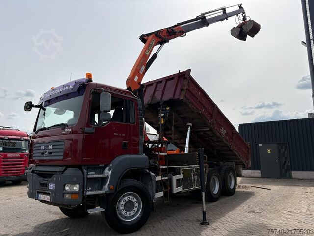 Kraanwagen MAN TGA 33.390 + 6x4 + PK15002 + TIPPER + MANUAL + ...