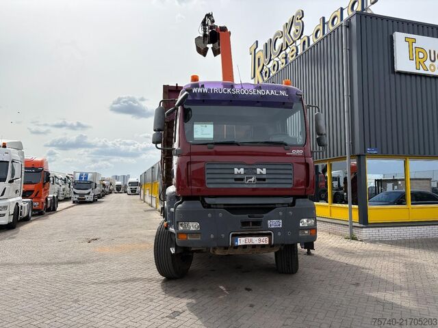 Kraanwagen MAN TGA 33.390 + 6x4 + PK15002 + TIPPER + MANUAL + ...