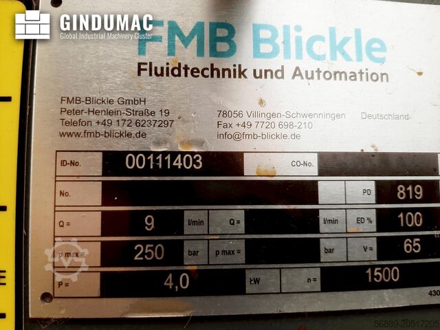 Centro de usinagem vertical CHIRON Mill 2000 High Dynamics