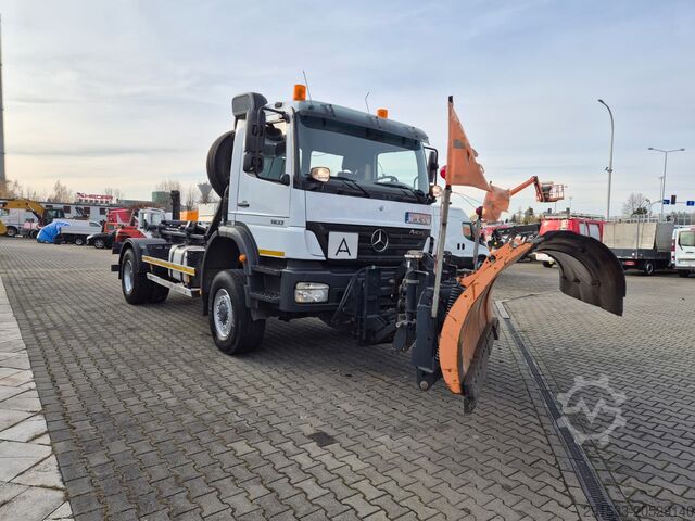 Téli karbantartó berendezés Mercedes-Benz Axor 1833 4X4 / HOOLIFT / SNOW PLOW