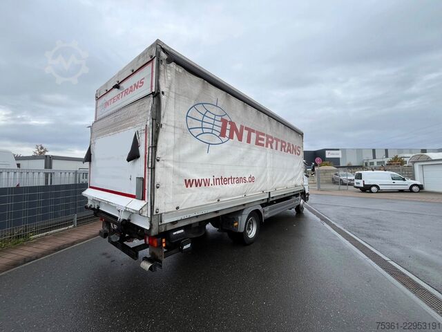 Ladbil med presenning MERCEDES-BENZ Atego 1222 Pritsche & Plane mit LBW AHK Schalter
