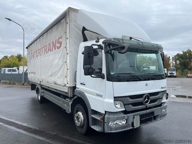 Ladbil med presenning MERCEDES-BENZ Atego 1222 Pritsche & Plane mit LBW AHK Schalter