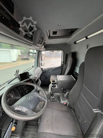 Ladbil med presenning MERCEDES-BENZ Atego 1222 Pritsche & Plane mit LBW AHK Schalter