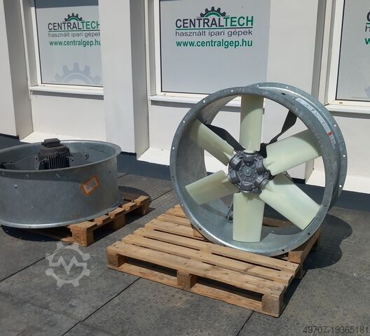 Hoge druk axiale kanaalventilator 32000m3/u Nuaire SC1000LC4KGX-0JM6 32000m3/h 420pa 1000mm 7,5kw