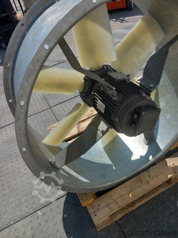 Hochdruck axial Rohrventilator 32000m3/h Nuaire SC1000LC4KGX-0JM6 32000m3/h 420pa 1000mm  7,5kw