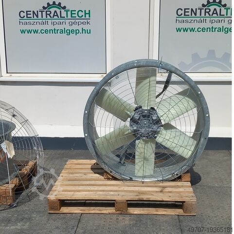 Hoge druk axiale kanaalventilator 32000m3/u Nuaire SC1000LC4KGX-0JM6 32000m3/h 420pa 1000mm 7,5kw