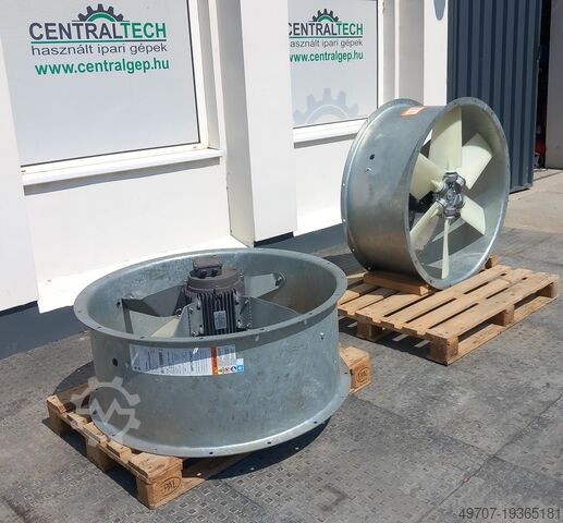 Hoge druk axiale kanaalventilator 32000m3/u Nuaire SC1000LC4KGX-0JM6 32000m3/h 420pa 1000mm 7,5kw