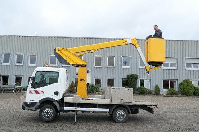 Werkplatform Nissan 32.12 4x2, 11m Arbeitshöhe, Klima,3. Sitz
