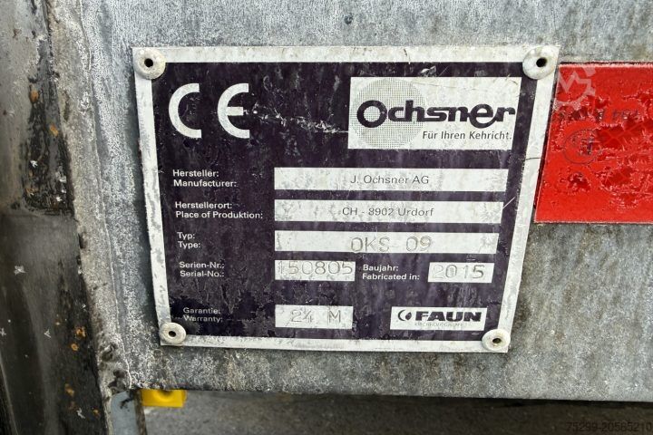 Popelářský vůz Scania P360LB 6x2 Faun / Swiss-Vehicle