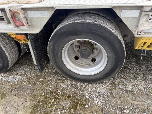 Alçak şasi dorse Müller Mitteltal TS 3  3 Achs Satteltieflader