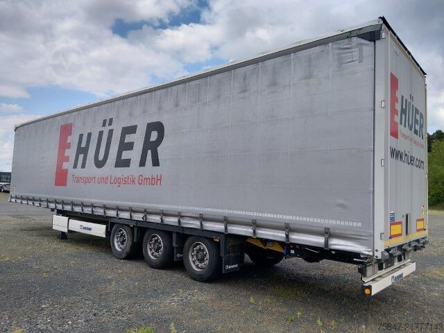 Brandalı açık yarı römork Krone SDP 27 eLG50-CS MEGA Liftachse Duomatic