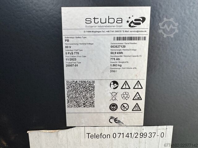 El 4-hjulstruck Linde E30/600HL --EK