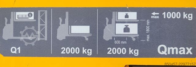 Empilhador manual Jungheinrich ERD 220 1.66m/ 1902mh/ 2020y