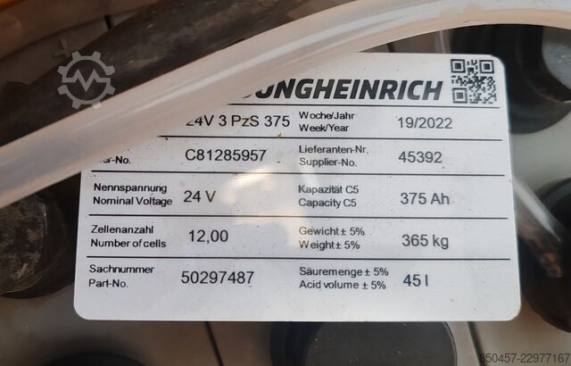 Οριζόντια μηχανή συλλογής παραγγελιών Jungheinrich ECC 210 3.2m/ 1031mh/ 2022y