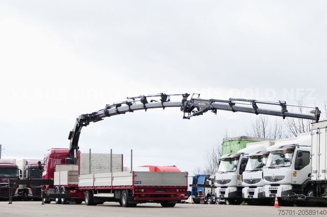 LKW mit Pritsche (offen) SCANIA R500 Pritsche Kran Baustoffanhänge