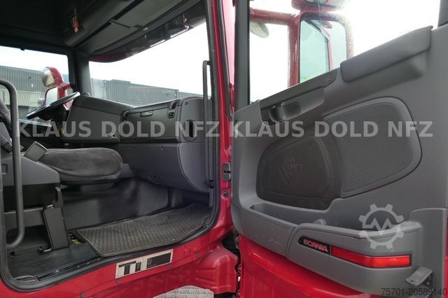 Platós teherautó SCANIA R500 Pritsche Kran Palfinger Lift-/Lenkachse Eu5