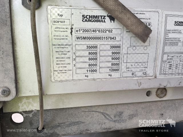 Otevřený návěs s plachtou Schmitz Cargobull Curtainsider Mega