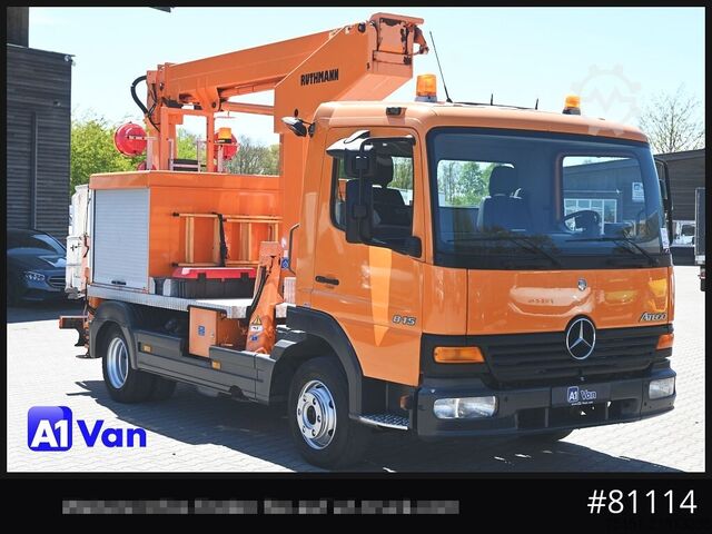 Panelvan MERCEDES-BENZ Atego 815 Hubarbeitsbühne Ruthmann TK145, Klima