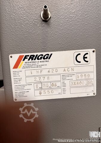 Bandsåg Friggi mf420 acn