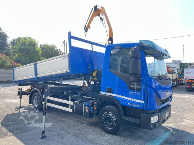 Wywrotka trójstronna z dźwigiem Iveco Eurocargo 120-220L