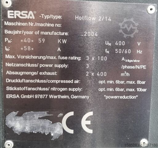 Reflow-oven ERSA 2/14