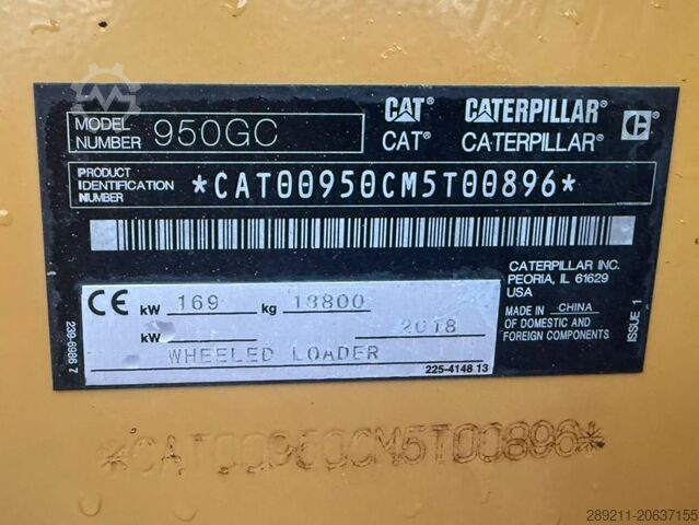 Utovarivač točkova CAT 950 GC (Under Preparation)