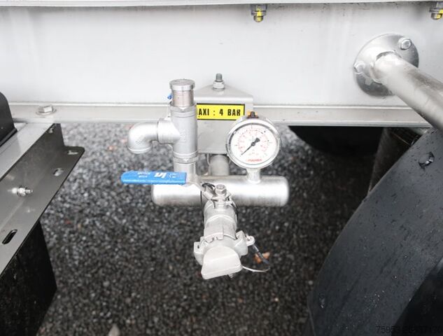 Ημιρυμουλκούμενο βυτιοφόρο Magyar 3 Kammer Lebensmitteltank Heizung Drucktank 32 m³