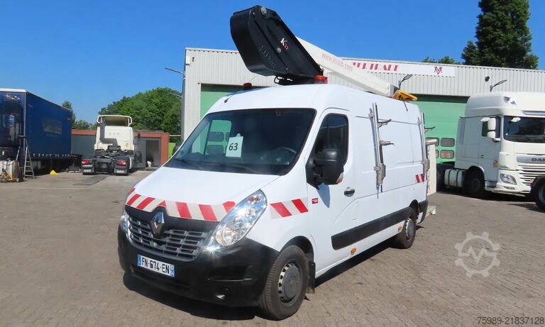 Πλατφόρμα ανύψωσης Renault Master 10,5 m, 3 SEATS, KLUBB, 3500 kg, euro6
